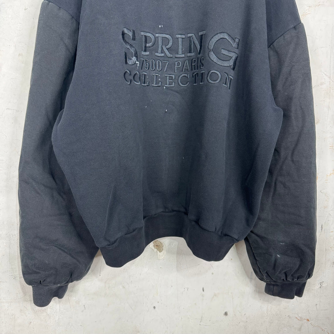 Balenciaga Spring Embroidered 1/4 Zip