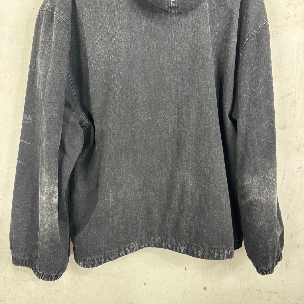 Balenciaga Surfer Denim Parka Jacket