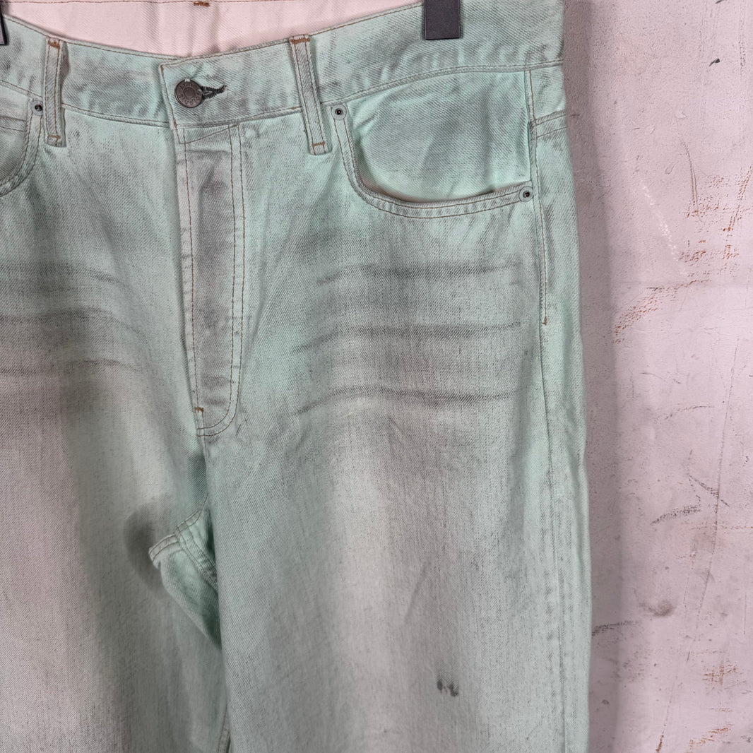 Acne Studios 1981 Mint Glow Jeans