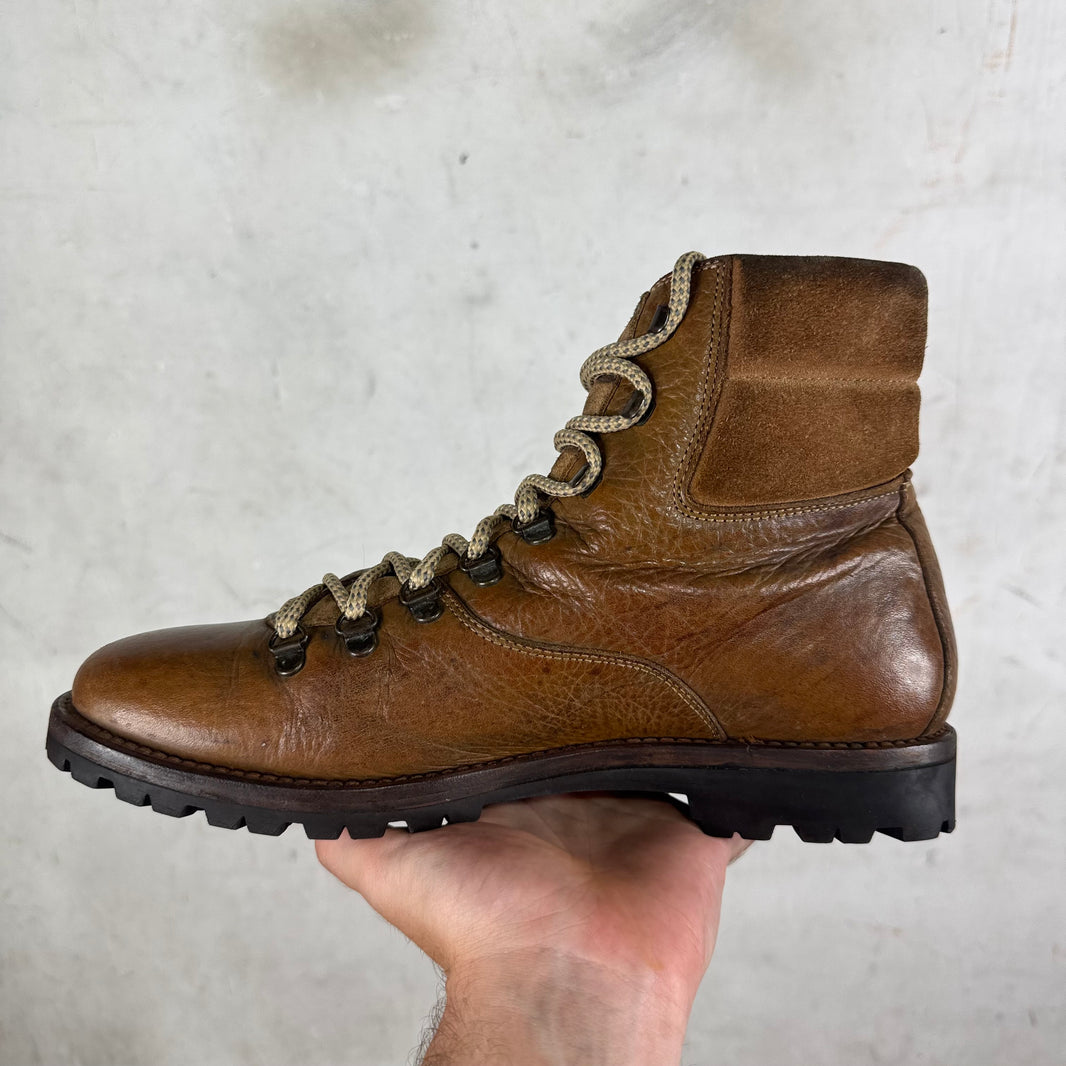 Brunello Cucinelli Leather Hiking Boots