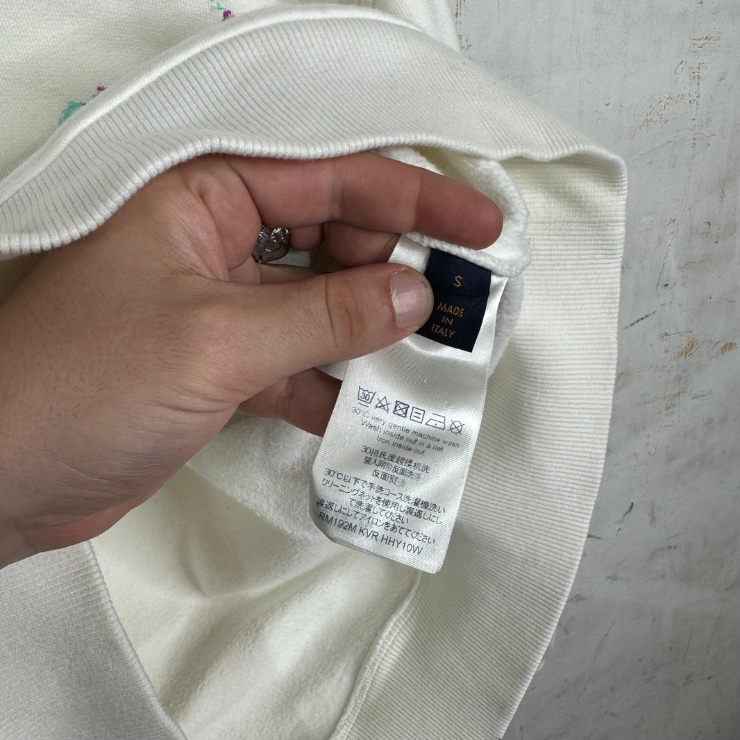 Louis Vuitton Painter 3D Pocketed Half Zip Sweatshirt
