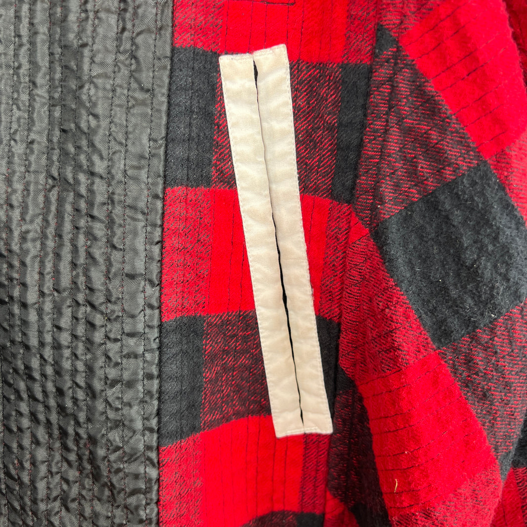 Craig Green Red Plaid Quilted Work Jacket