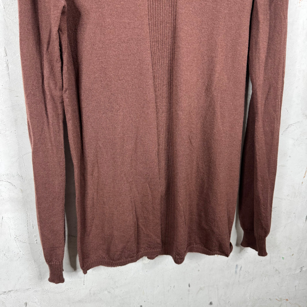 Rick Owens Phlegethon Thin Wool Knit Hoodie