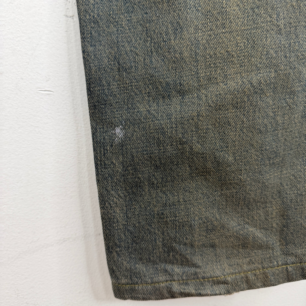 Helmut Lang Vintage Stained Wash Bootcut Jeans