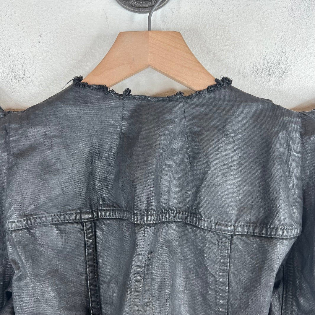 DRKSHDW Tec Trucker Waxed Denim Jacket