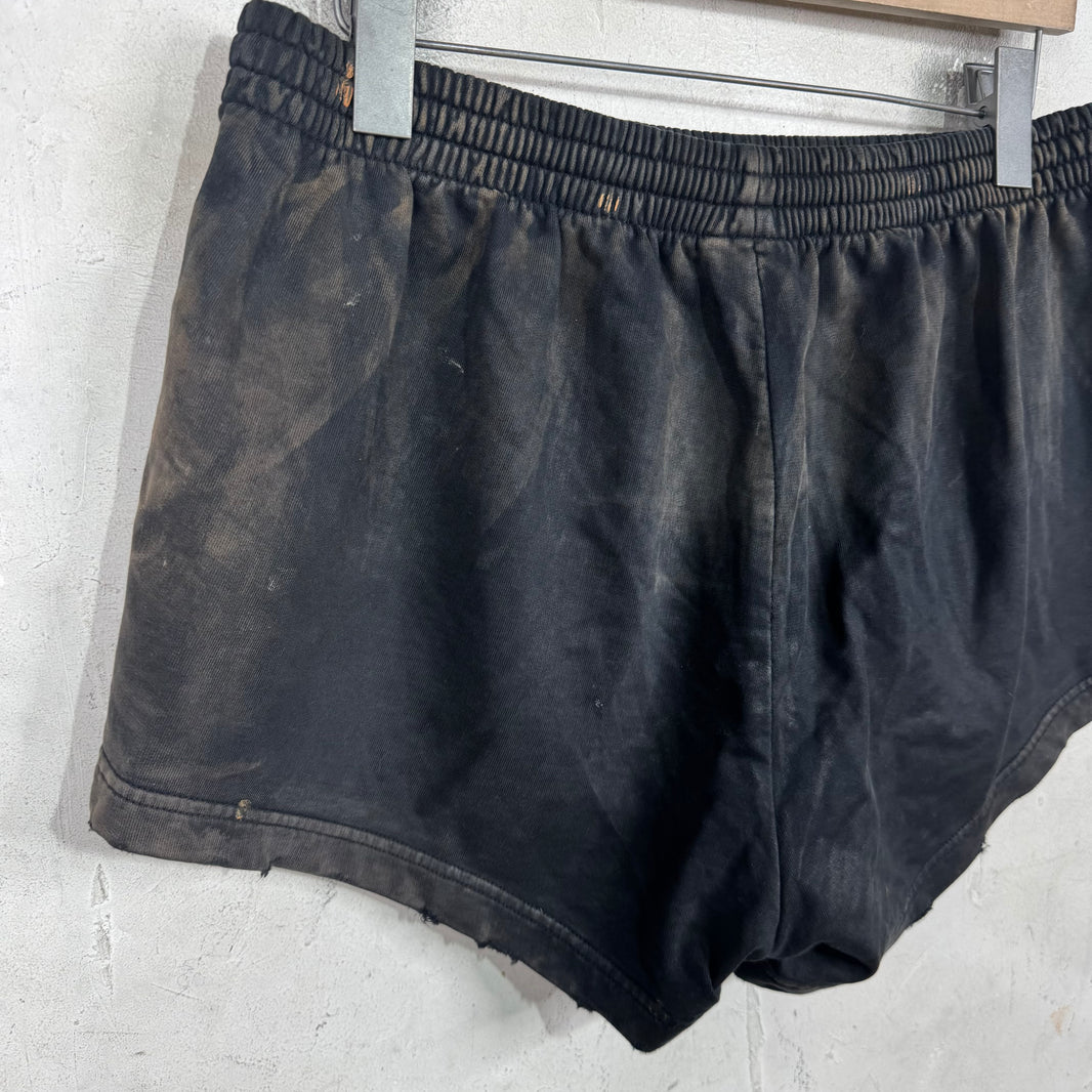 Balenciaga Mudded Short Sweatshorts