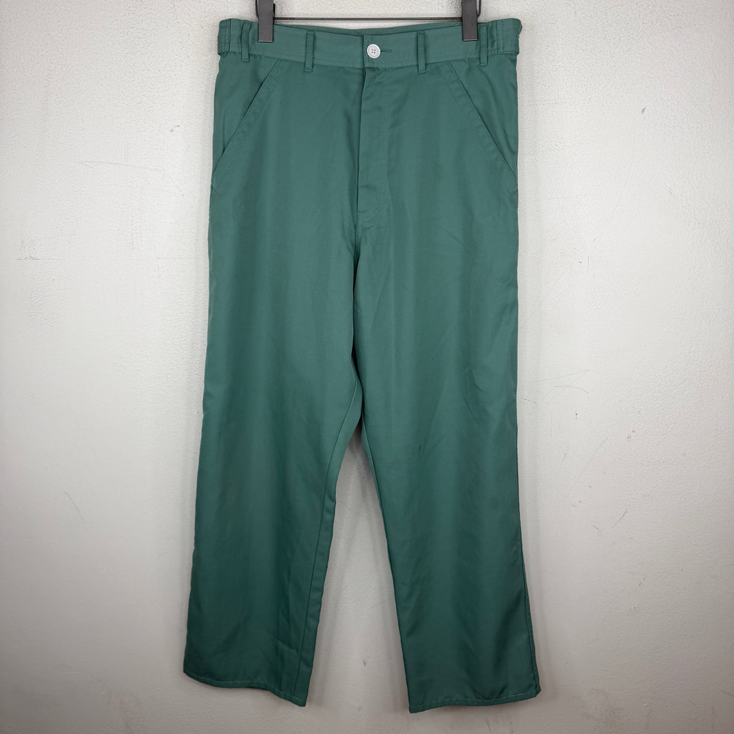 CDG Teal Button Waist Pants