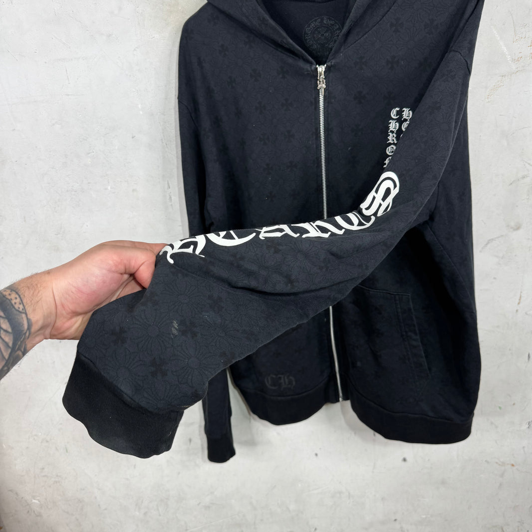 Chrome Hearts Monogram Plus Zip Hoodie