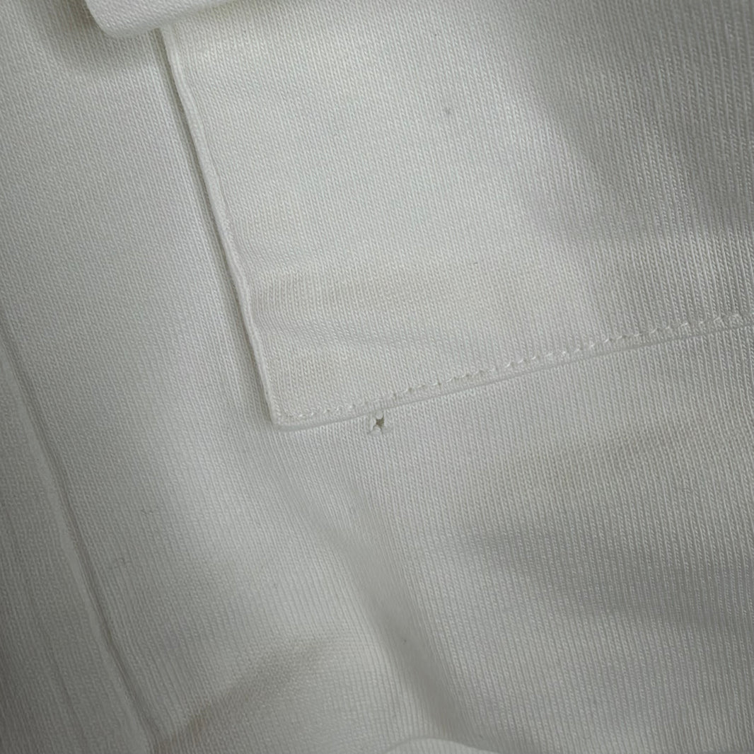 DRKSHDW White Creatch Cargo Shorts