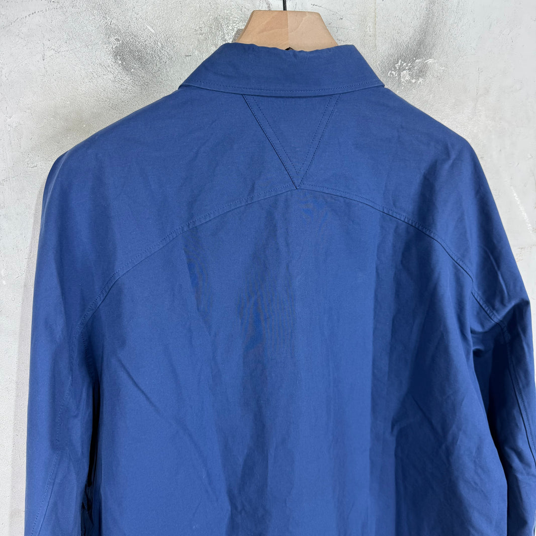 Bottega Veneta Laced Side Blue Button Up
