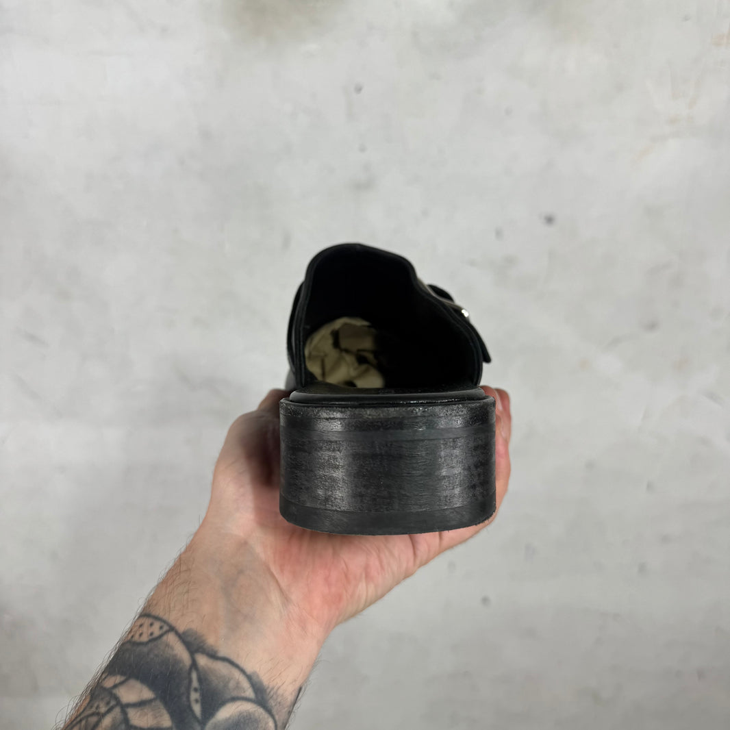 Our Legacy Black Camion Mules