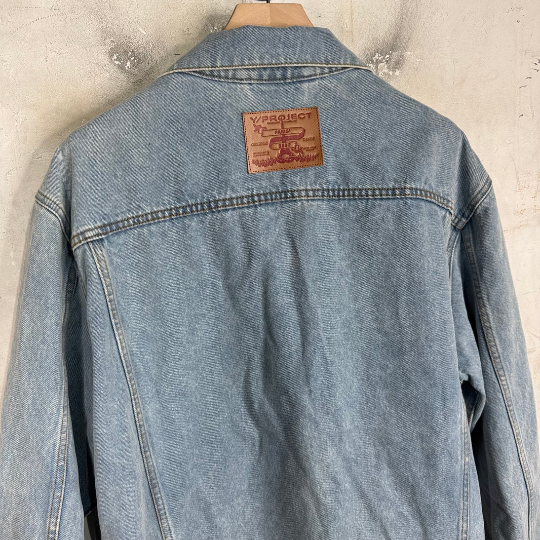 YProject Wire Denim Trucker Jacket