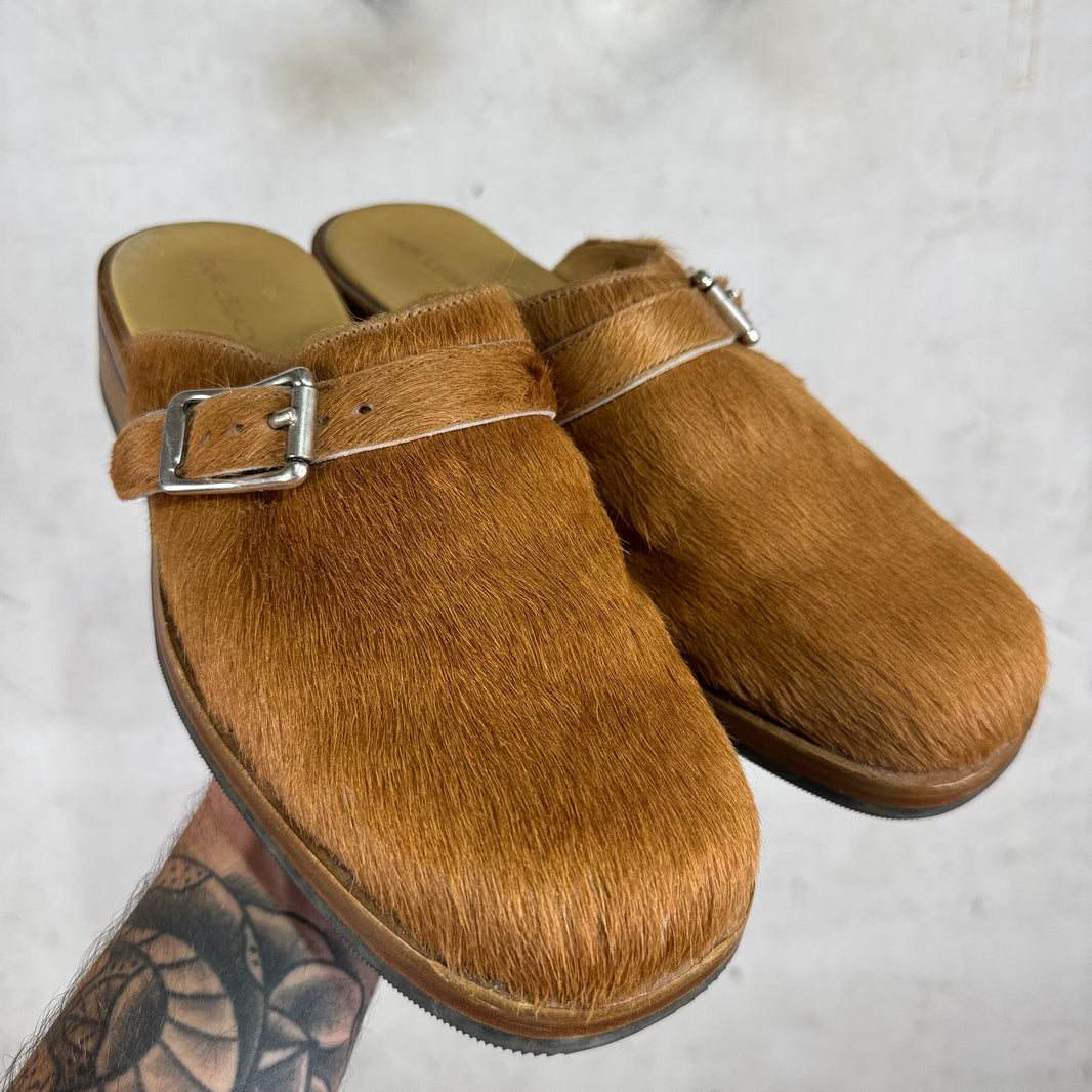 Our Legacy Camel Ponyhair Camion Mules