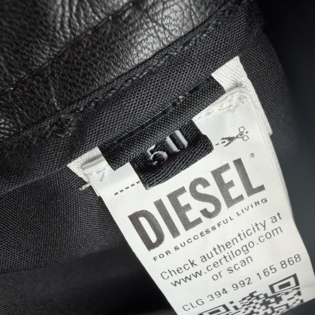Diesel Slim Faux Leather Pants
