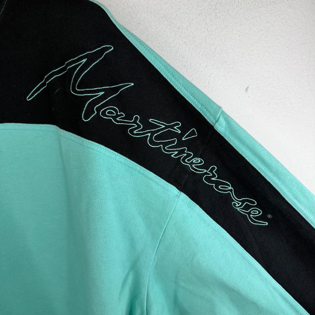 Martine Rose Two Tone Cursive Logo Crewneck