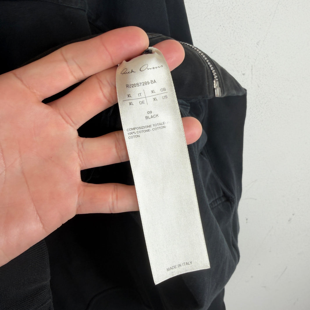Rick Owens Tecuatl Black Track Jacket