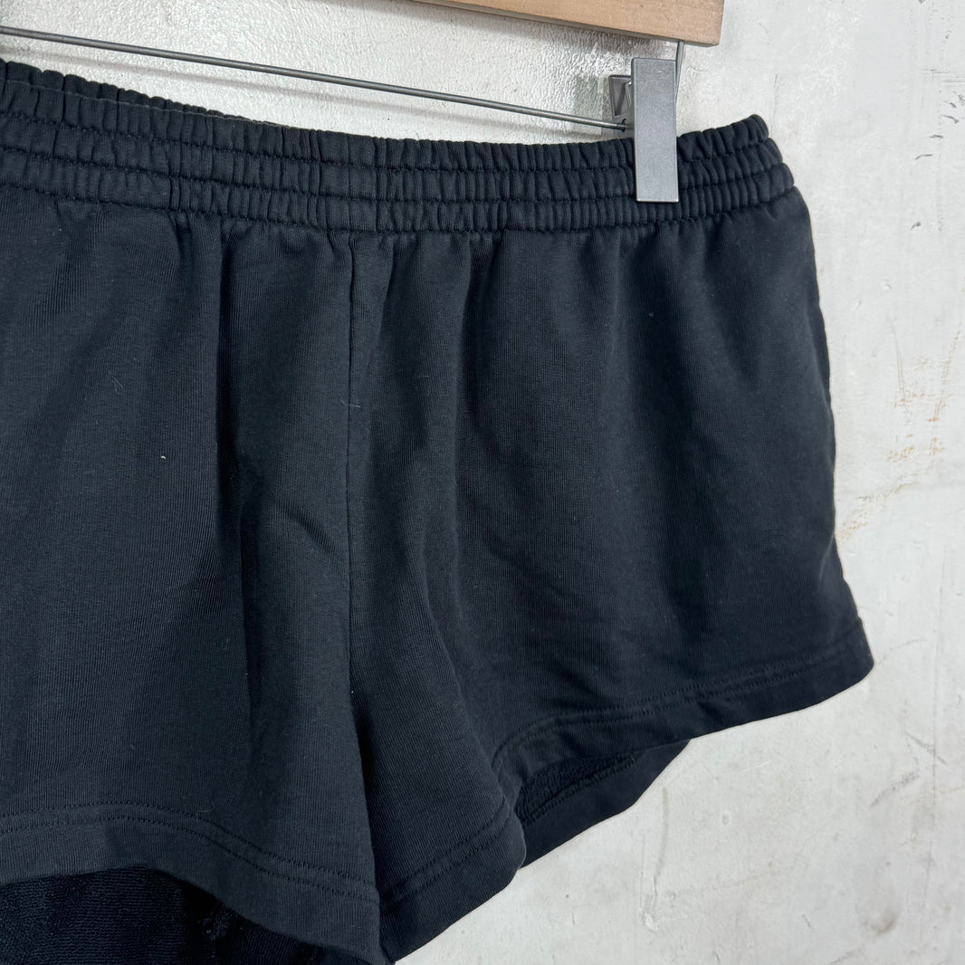 Balenciaga Black Short Sweatshorts