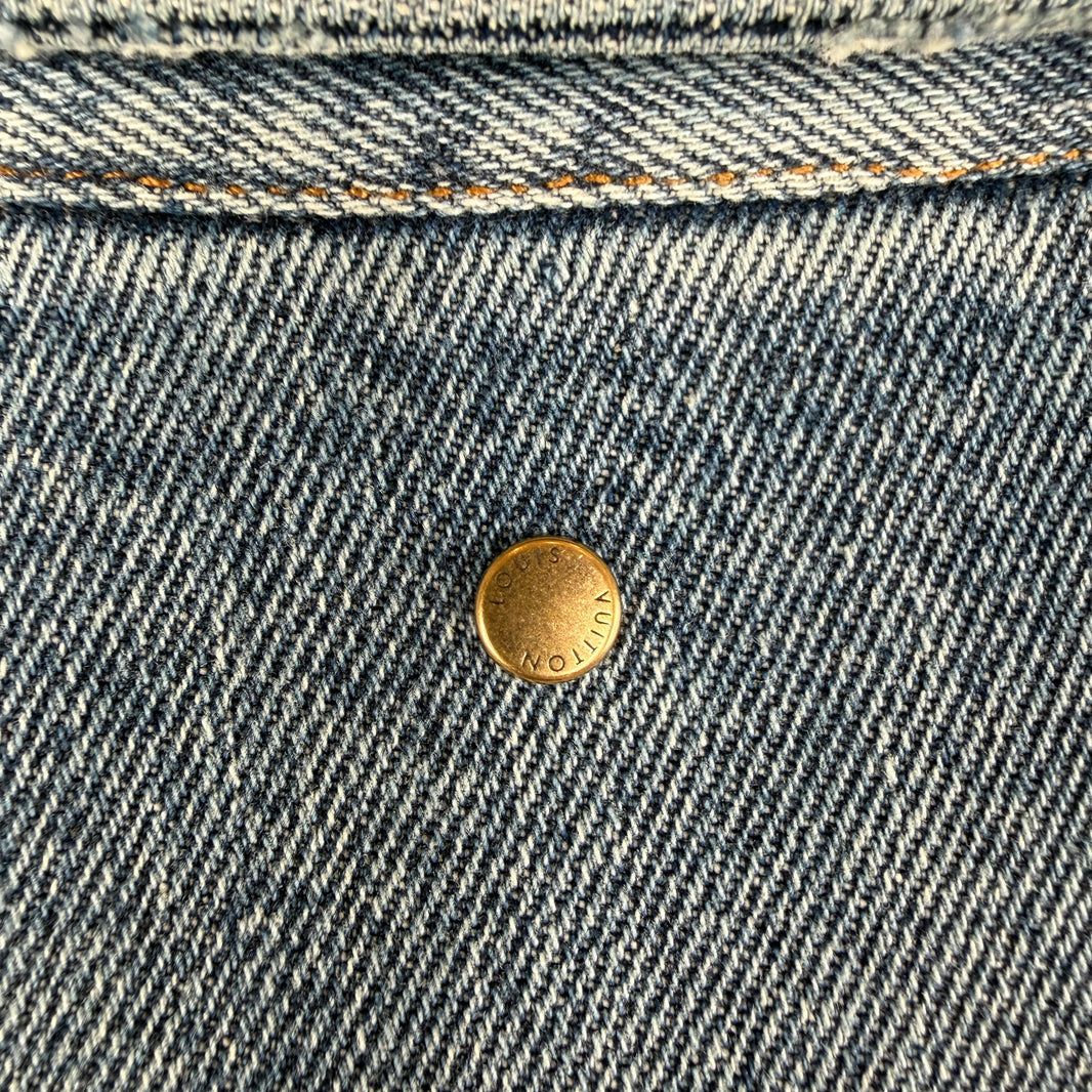 Louis Vuitton Prototype Long Denim Chore Trench Coat