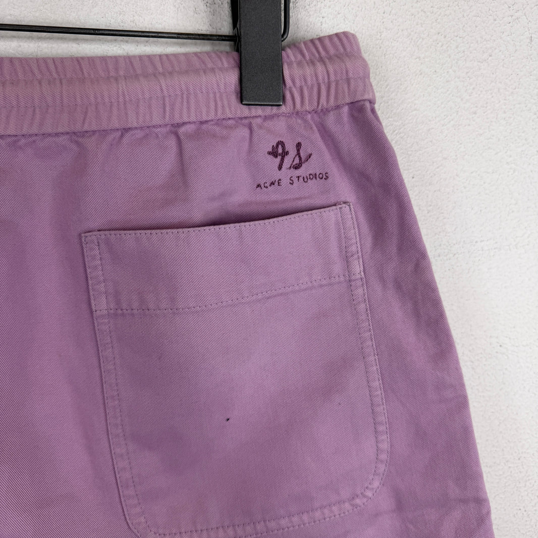 Acne Pink Cargo Shorts