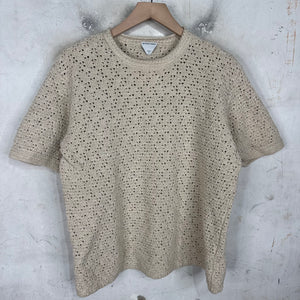 Bottega Veneta Crochet Knit T-Shirt