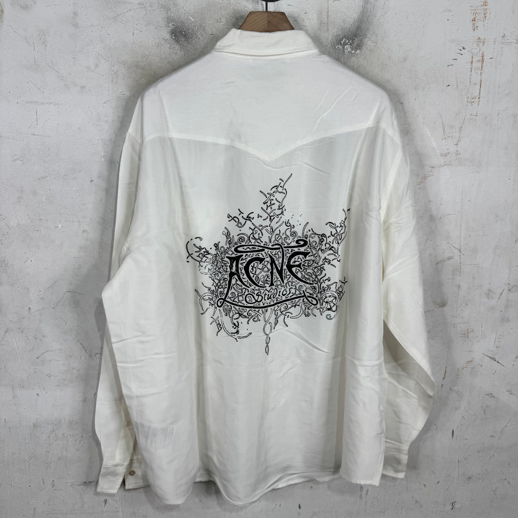 Acne Studios Sandrok Fluid Western Shirt