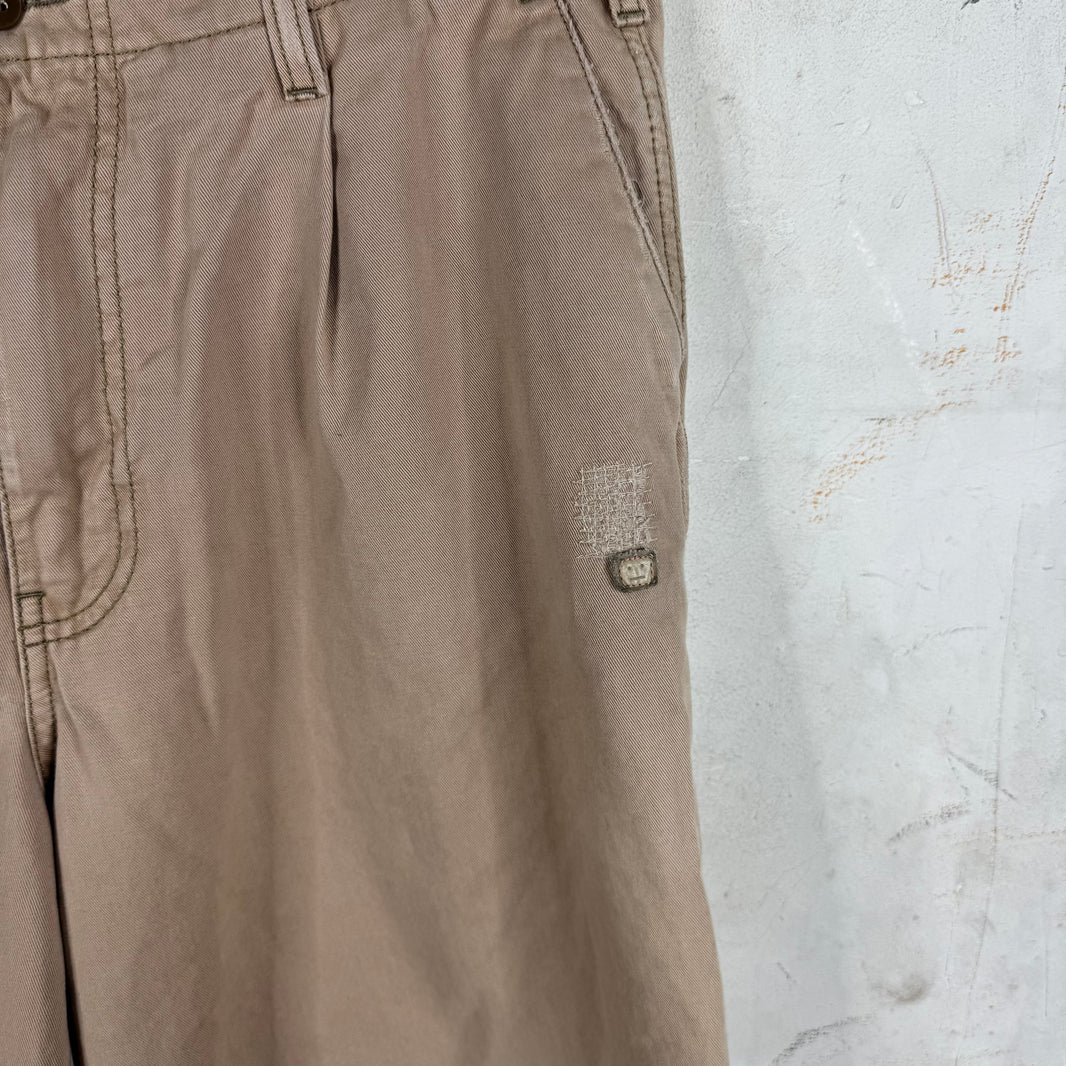 Acne Studios Repair Stitched Khaki Pants