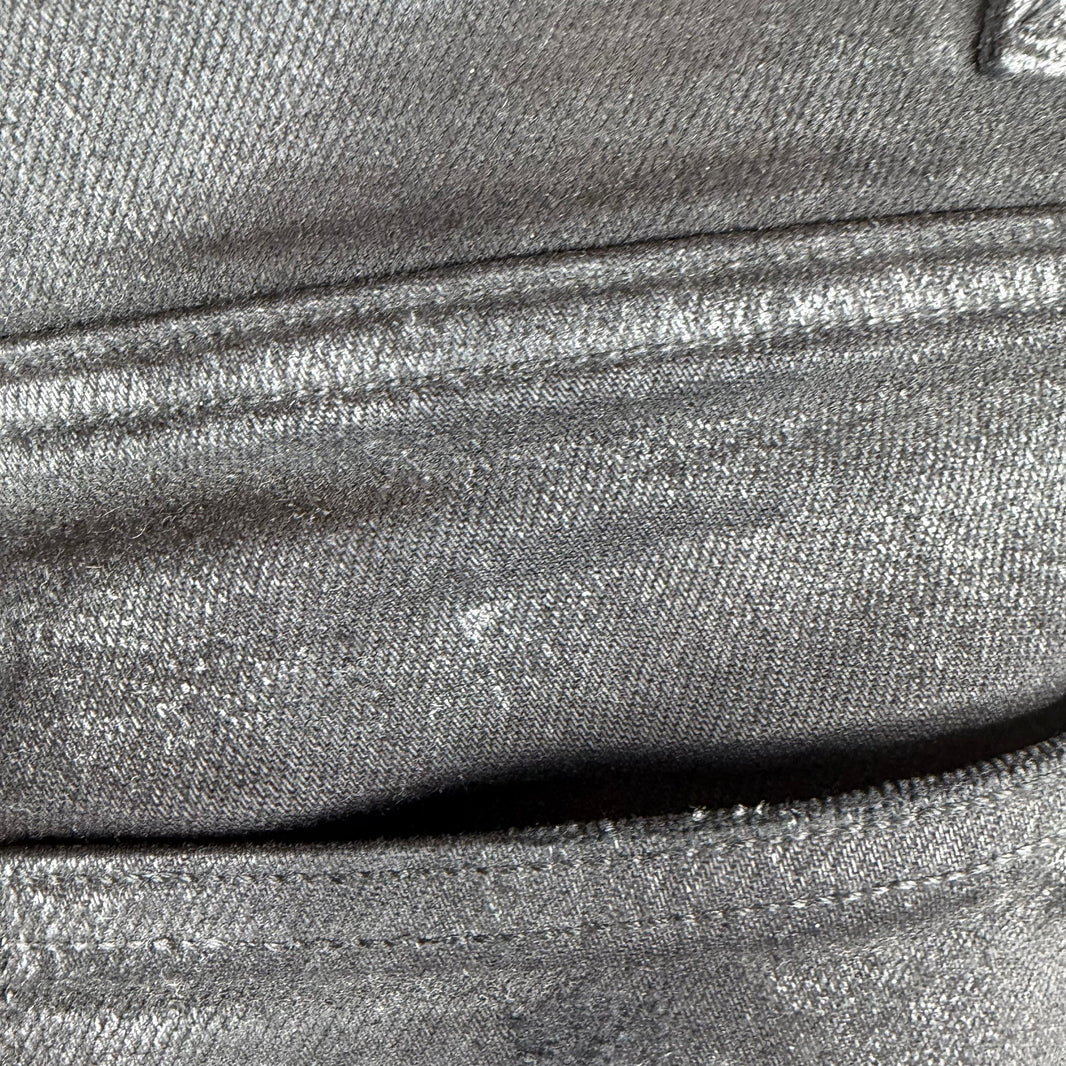 Amiri Waxed Skinny Jeans