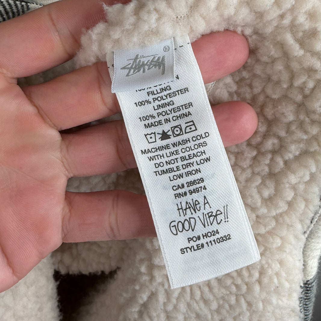 Stussy Shearling Lined Flannel