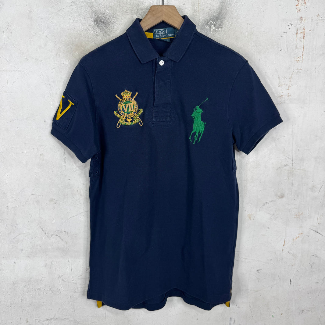 Ralph Lauren Navy/Green Crested Big Pony Polo