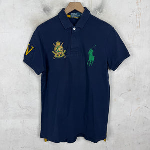Ralph Lauren Navy/Green Crested Big Pony Polo