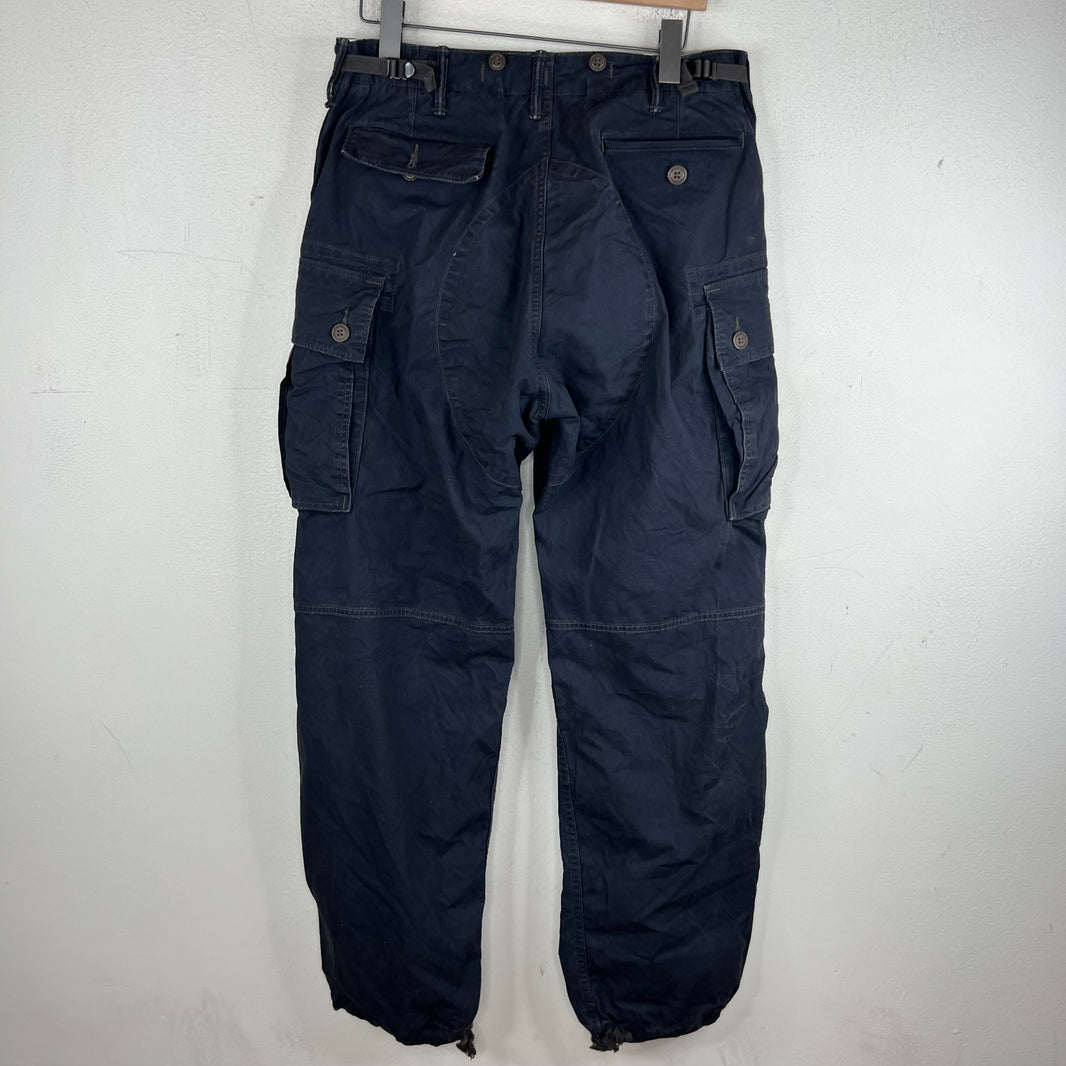 RRL Navy Cargo Fatigue Pants
