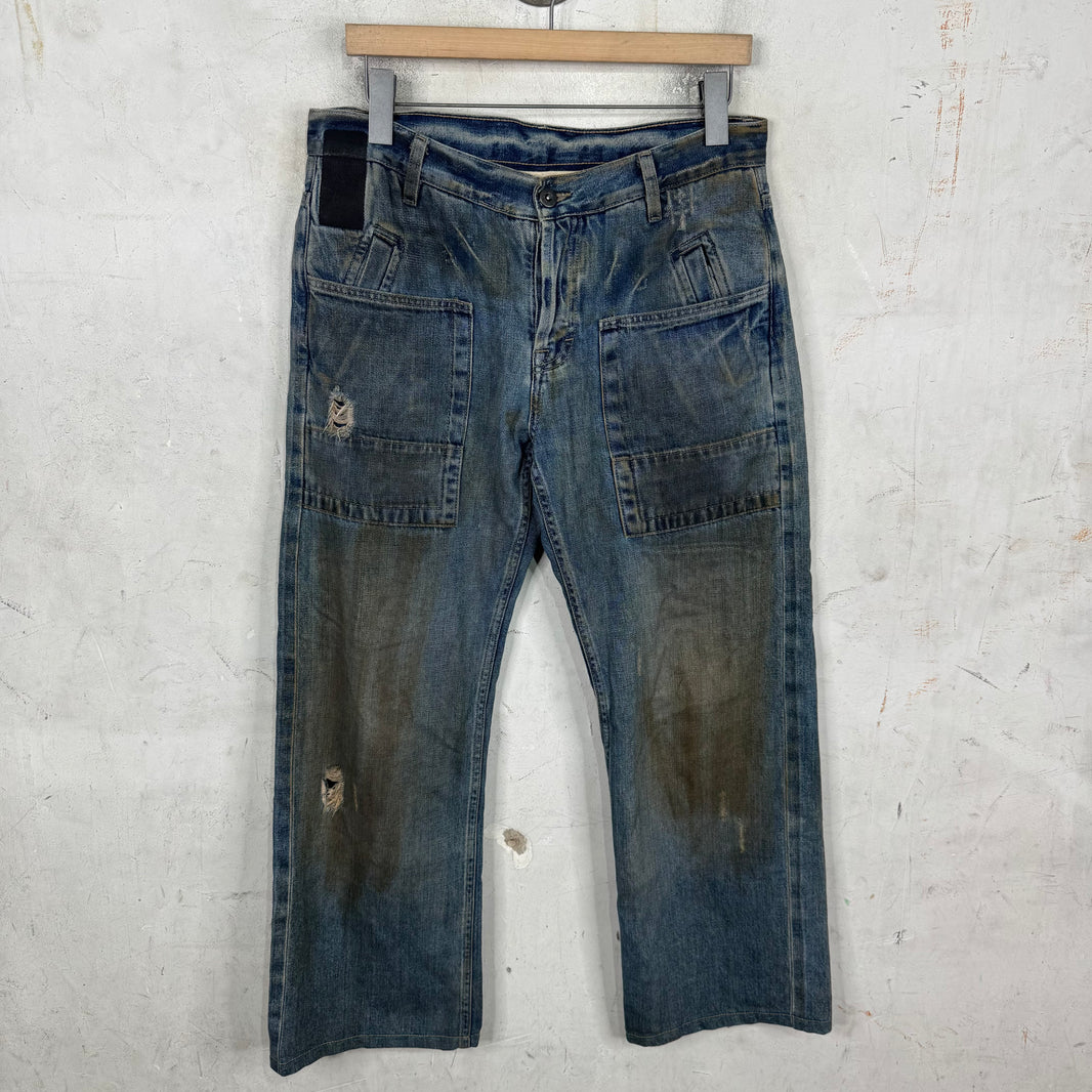 Rick Owens Slab Muddy Jeans