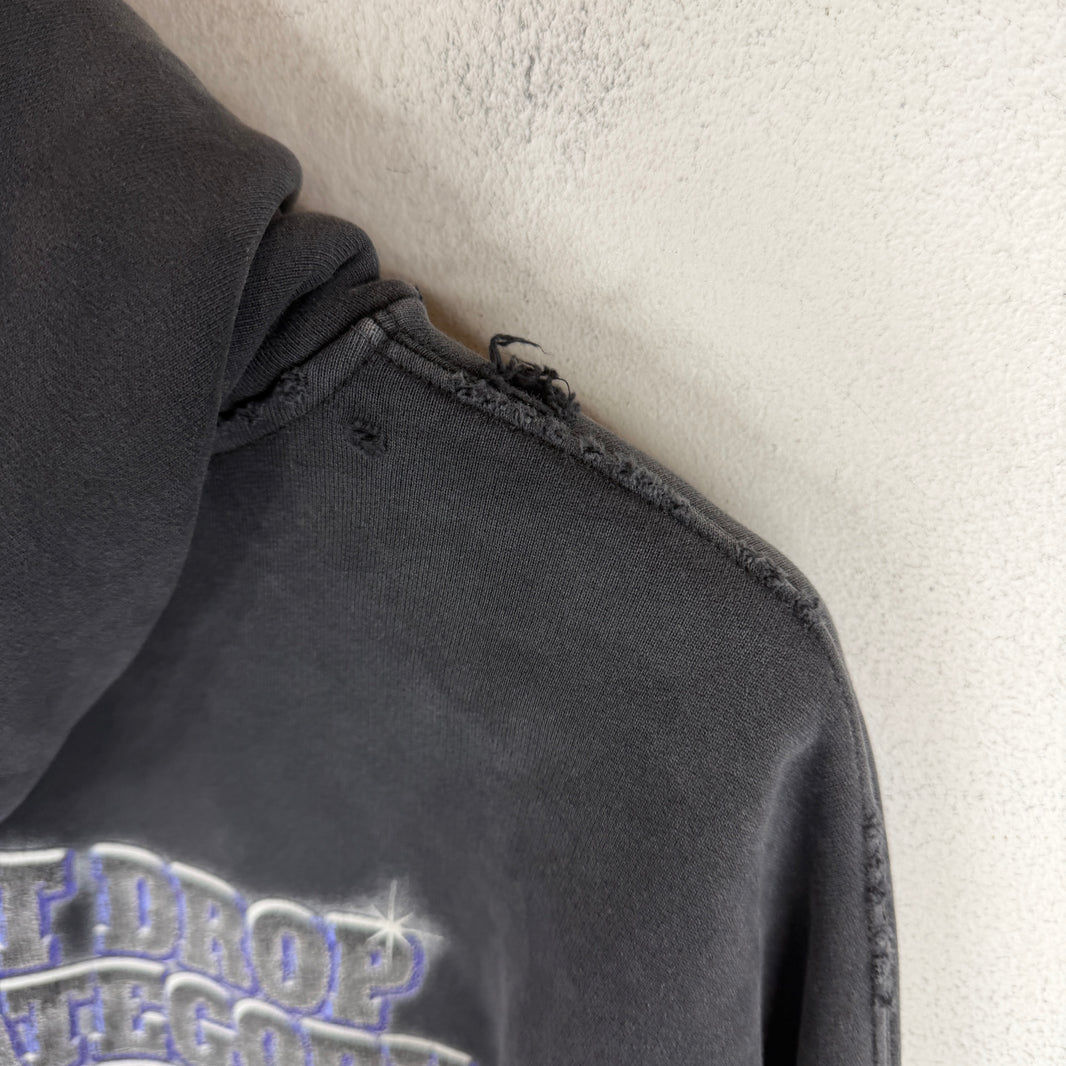 Balenciaga See Now Buy Now Distressed Hoodie