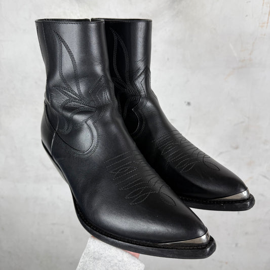 Celine Steel Tipped Western Boots