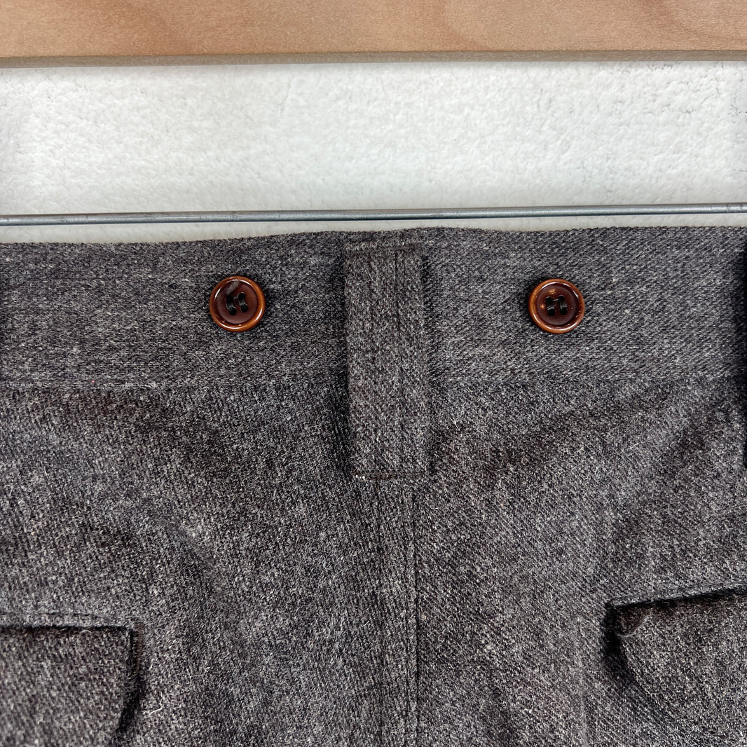 Visvim Brown Wool Trousers