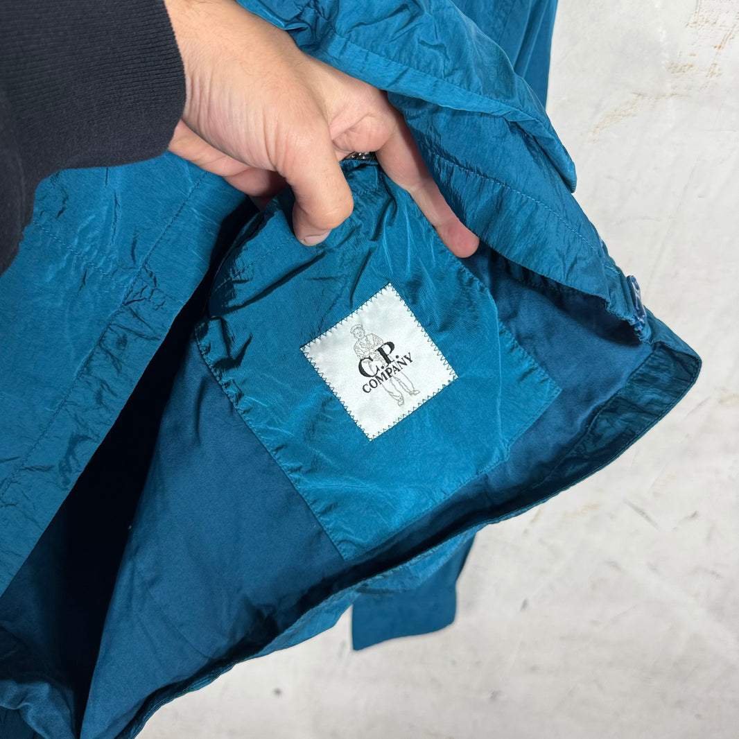 CPCompany x Throwing Fits Teal Metallic Cargo Jacket