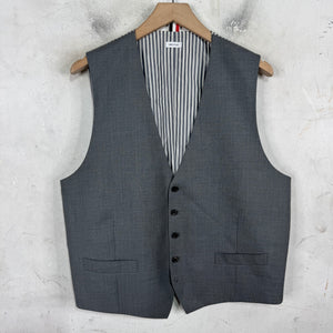 Thom Browne Grey Suiting Vest