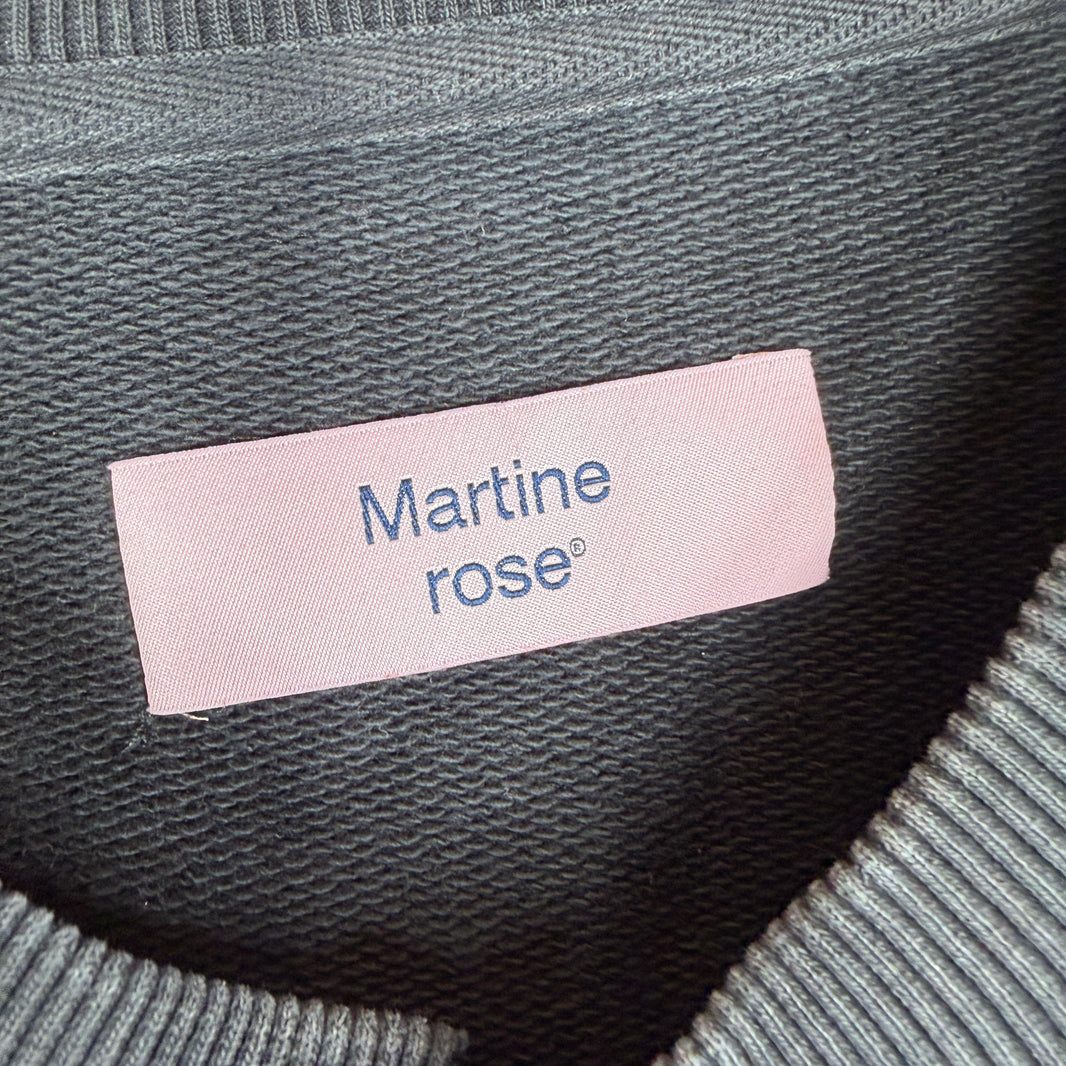 Martine Rose Sticker Cotton Zip Up Jacket