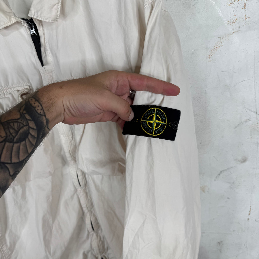 Stone Island Double Pocketed Zipped Shirt