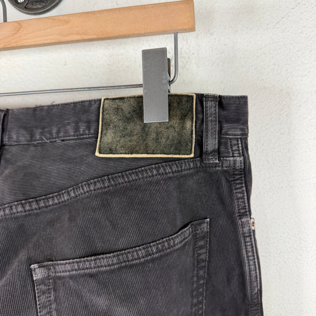 Visvim Black Corduroy Skinny Pants
