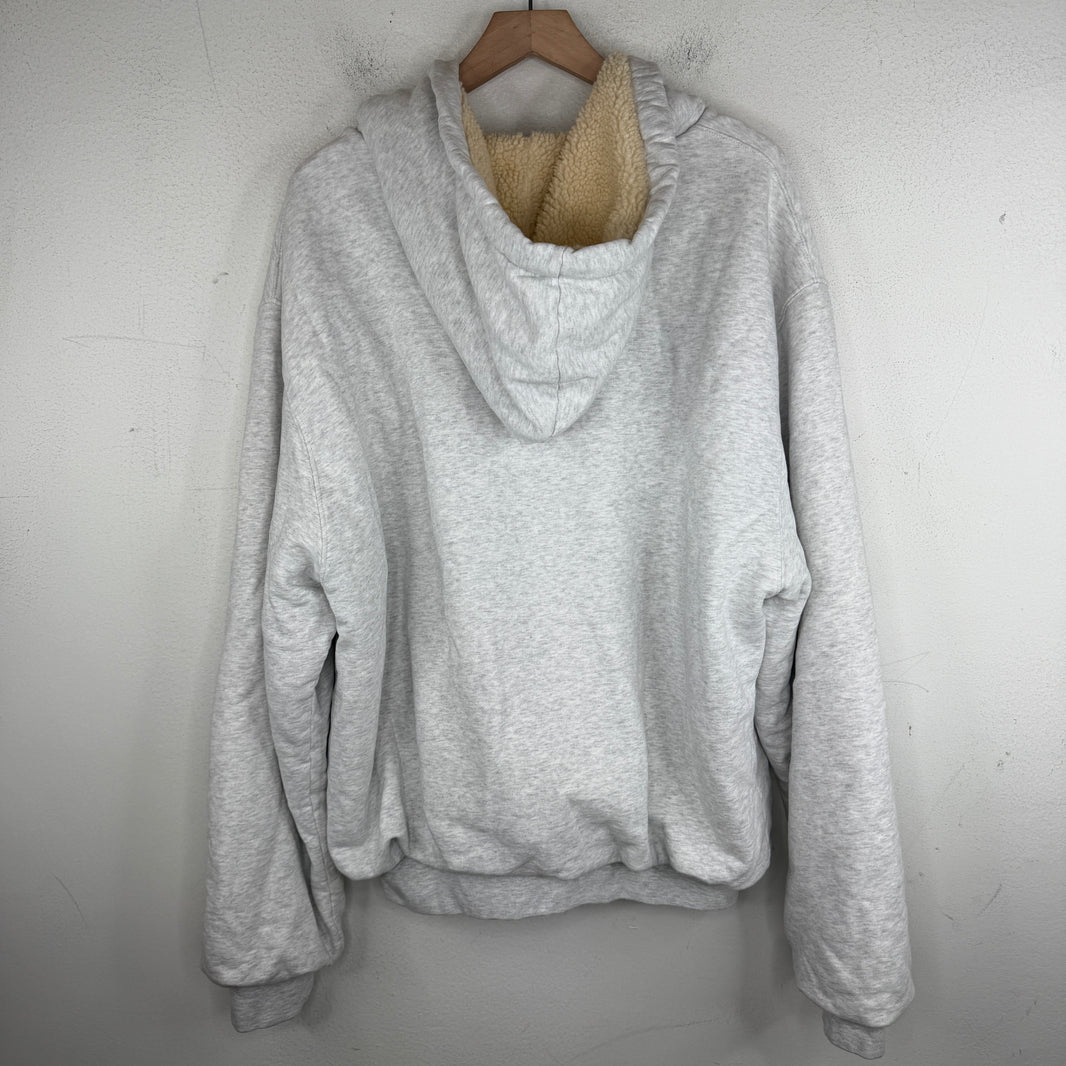 Yeezy Shearling Lined Padded Zip Hoodie