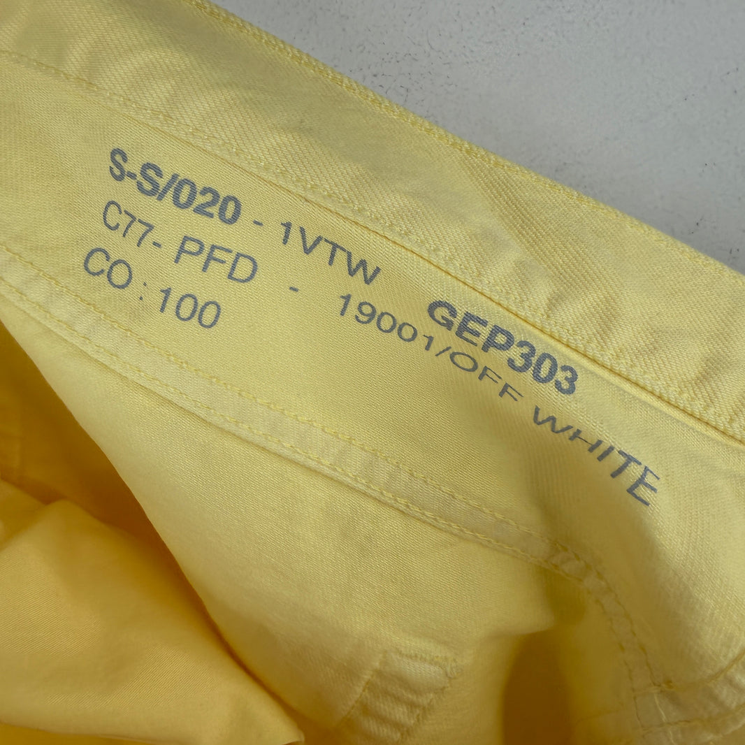 Prada Pastel Yellow Classic Fit Jeans