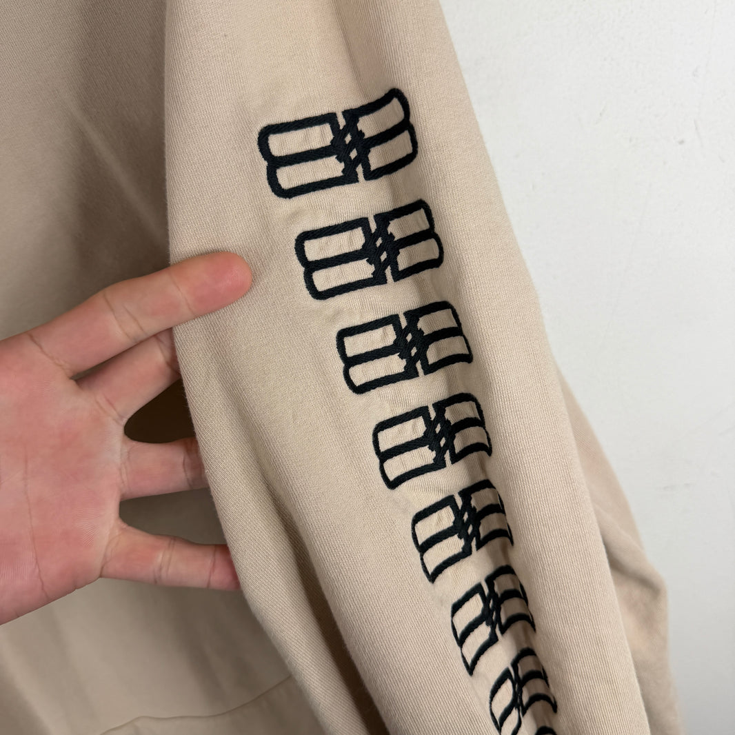 Balenciaga Beige BB Logo Hoodie