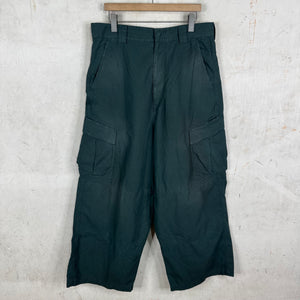 Balenciaga Green Drawstring Ripstop Cargos
