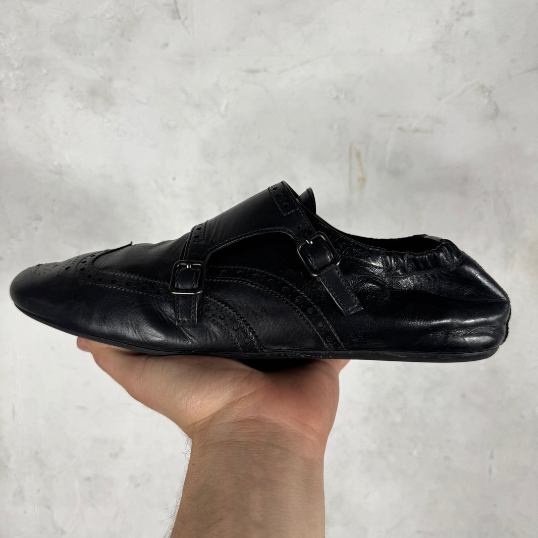 Prada Shuffle Double Monk Shoes