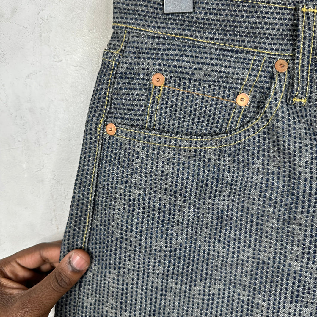 Kapital Blue Indigo Century Denim Jeans