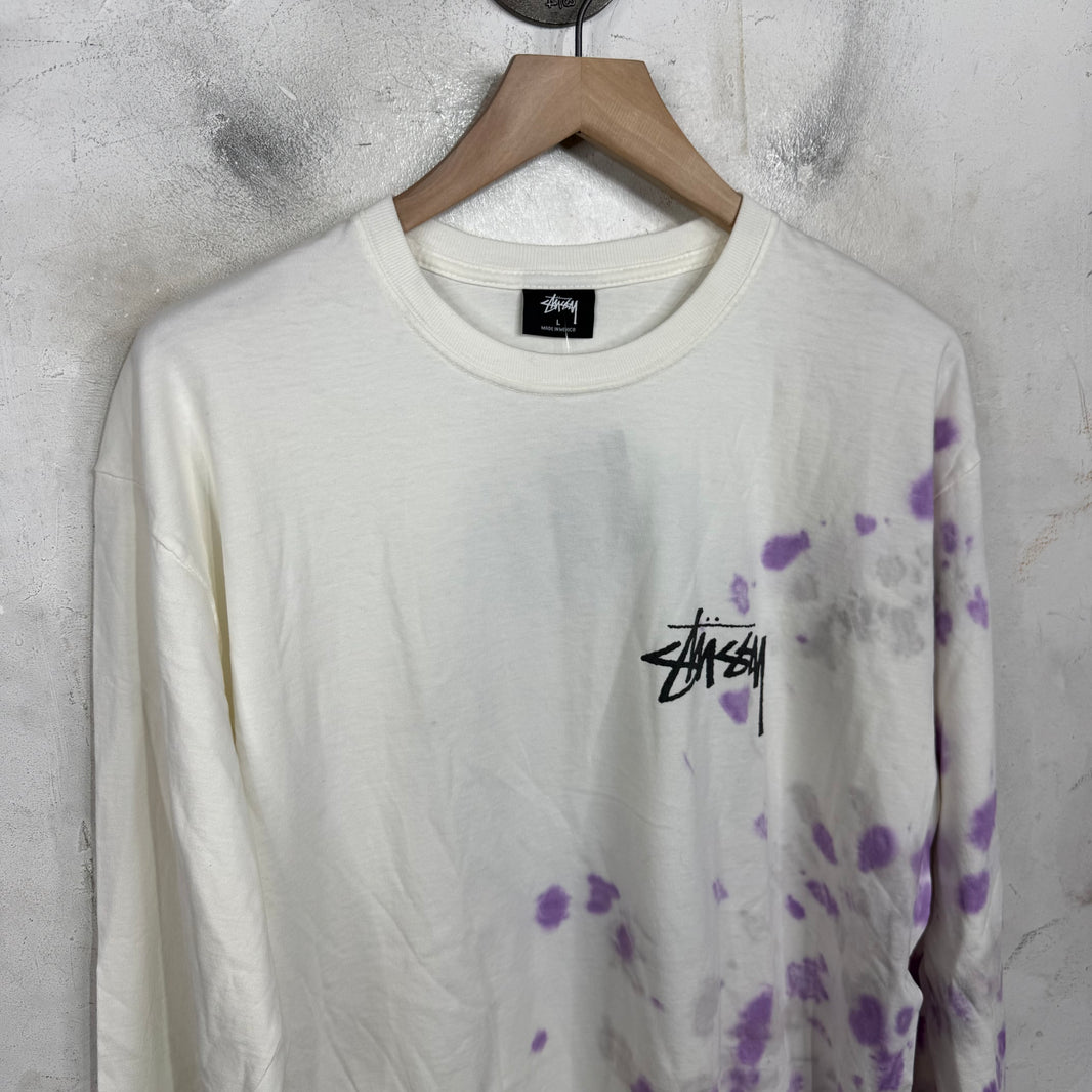 Stussy Moody Man Tie Dye LS T-Shirt