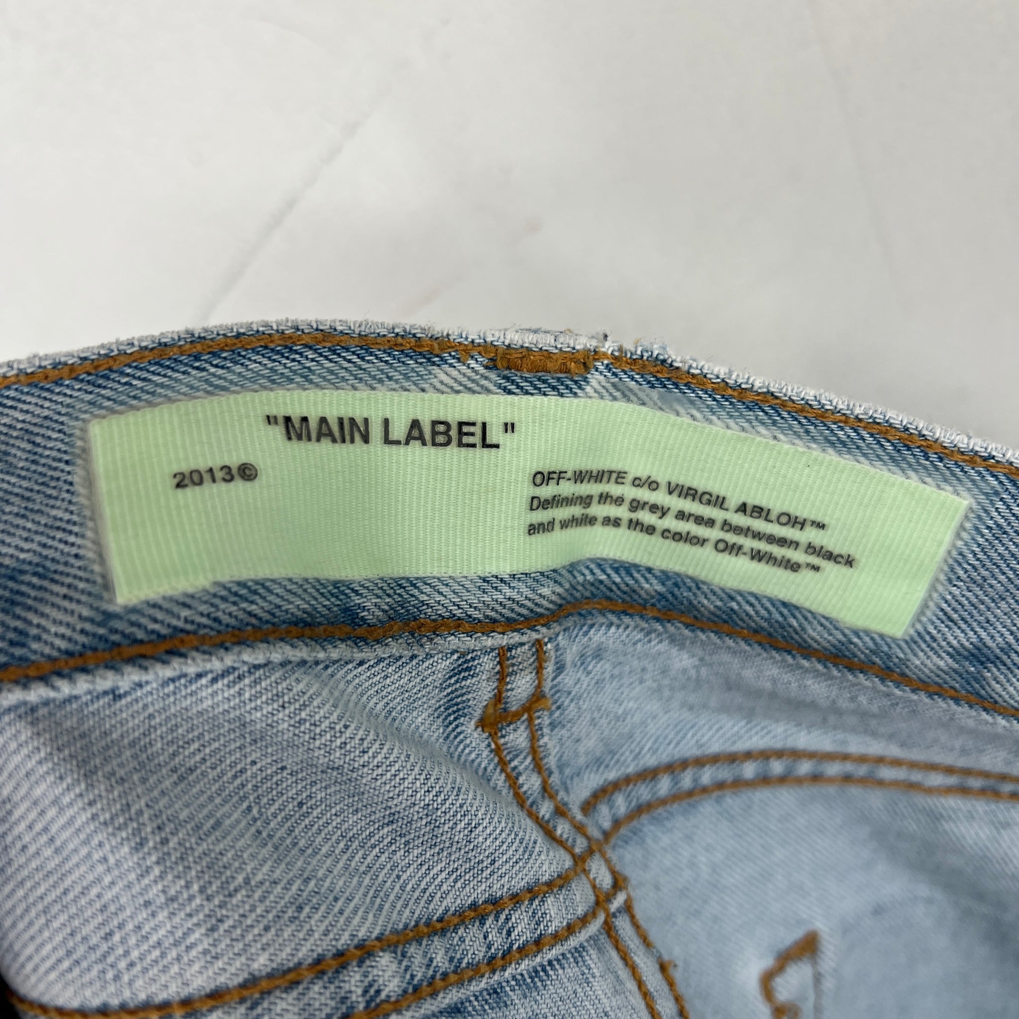 Off White Temperature Denim Jeans