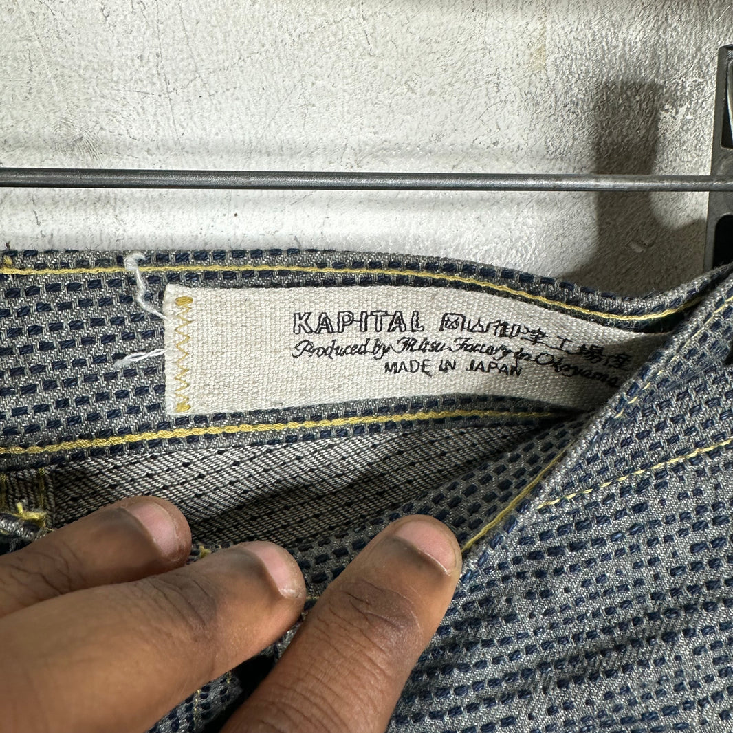 Kapital Blue Indigo Century Denim Jeans