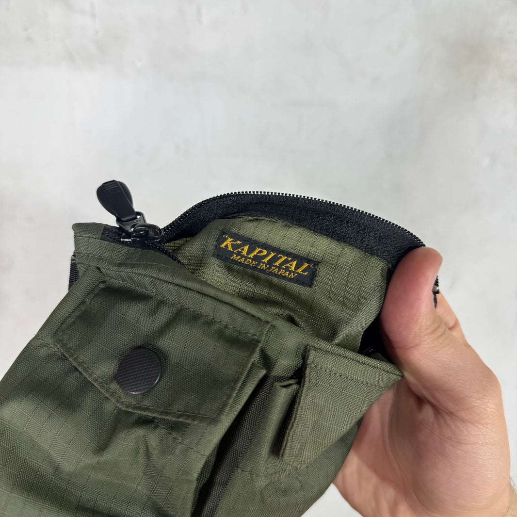Kapital Multipocketed Chain Pouched Bag